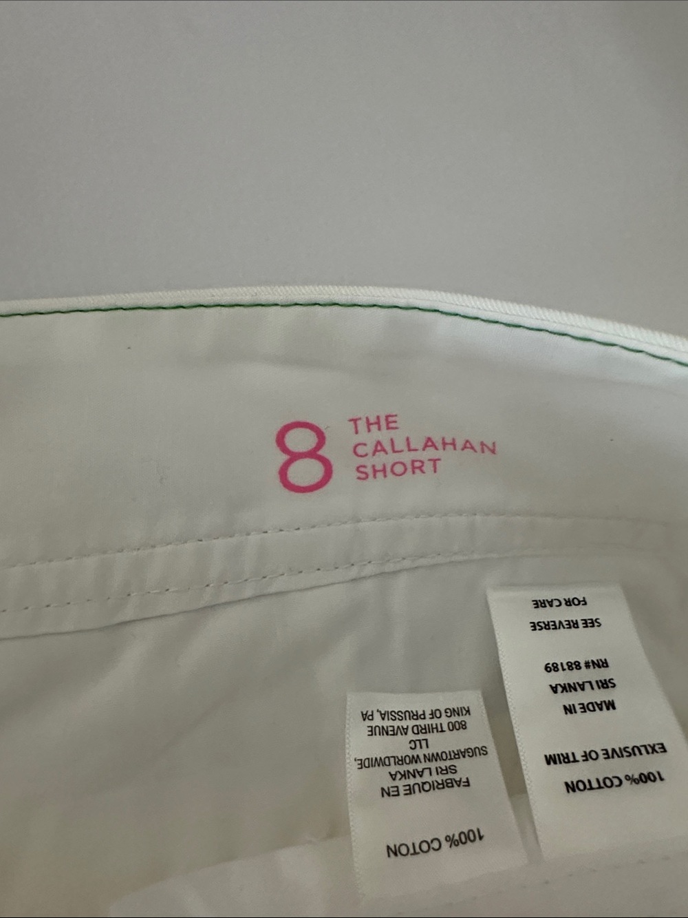 Lilly Pulitzer White Classic Cotton Shorts - Picture 4 of 5
